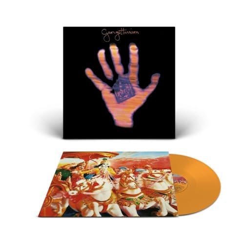 Album Art for George Harrison - Living in the Material World 50th Anniversary Exclusive Limited Orange Color Vinyl LP by George Harrison