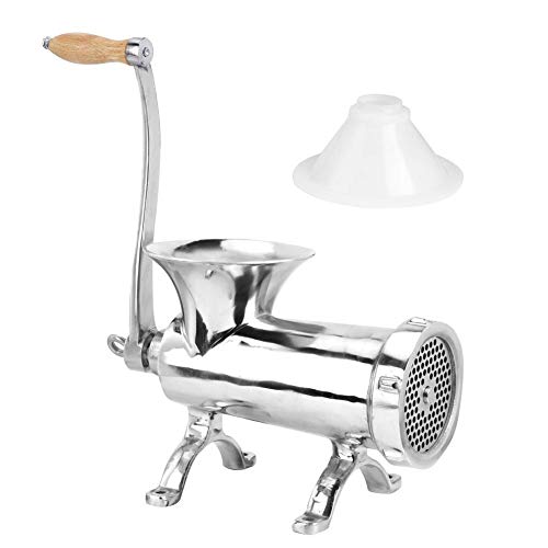 Moedor manual de carne, moedor de carne manual grande de aço inoxidável para vários temperos de carne, adequado para uso comercial