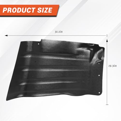 Image of Front Mudflaps Liner for Kenworth T680 Next Generation OE Replacement Front Fender Splash Shield Driver Left and Passenger Right Side