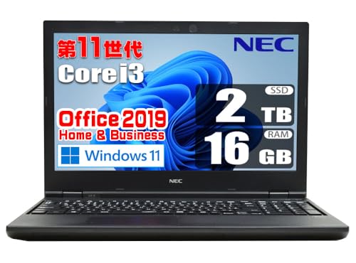 �y�����ςݕi�z ��11���� Core i3 1115G4 �ő� 4.10GHz / ������ 16GB / SSD 2TB / MS Office 2019 / Windows 11 / �e���L�[ Wi-Fi 15.6�C���` HD�t�� DVDROM �I�t�B�X