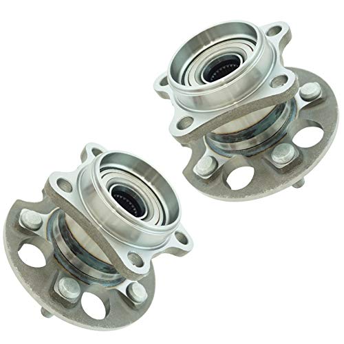 Image of TRQ Rear Left and Right Wheel Bearing and Hub Assembly Set 2 Piece Compatible with 2011-2020 Toyota Sienna All Wheel Drive