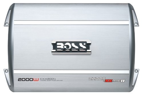 Crazy Clearance BOSS Audio Systems CXX2004 Chaos Exxtreme II 2000-Watts Full Range Class AB 4 Channel 2-8 Ohm Stable Amplifier with Remote Subwoofer Level Control