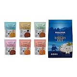 Khazana ORGANIC Ready to Eat Meals Variety 6-pack + Premium Basmati Rice 4lb - Customized Indian Mea