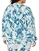 The Drop Women's Caroline Raglan Long Sleeve Fleece Sweatshirt, Dawn Blue, S