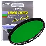 Hoya - 77mm- HMC X1 Green Screw-in Filter - Black & White Photography Filter - Multicoated - Optimized Skin Tones - Ideal for Scenics with Evergreen Forests - Heat-Resistant Optical Glass