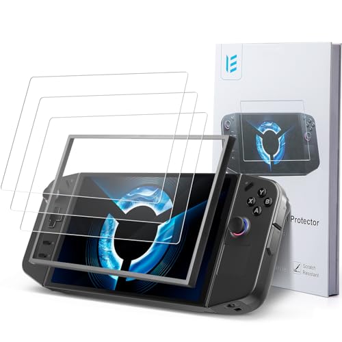 RGEEK 3-Pack Legion Go Screen Protector Ultra HD Glass Protector 9H Hardness with Easy Install Frame Scratch Resistant Tempered Glass for Lenovo Legion Go Come with Toolkits