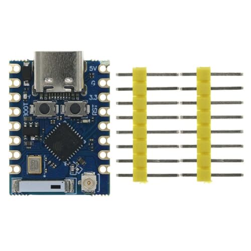 Feriany ESP32-C3 PRO Mini placa de desarrollo Onboard ESP32-C3FH4 Módulo de chip WiFi Bluetooth Placa de desarrollo sin soldadura