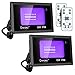 Onforu 2 Pack 15W LED Luz Negra con 6000K Blanco Frío, Foco UV con Control Remoto, IP66 Impermeable Foco Fluorescente Exterior, Luz Ultravioleta para Fiesta, Póster, Bar, Halloween, Pinta Corporal