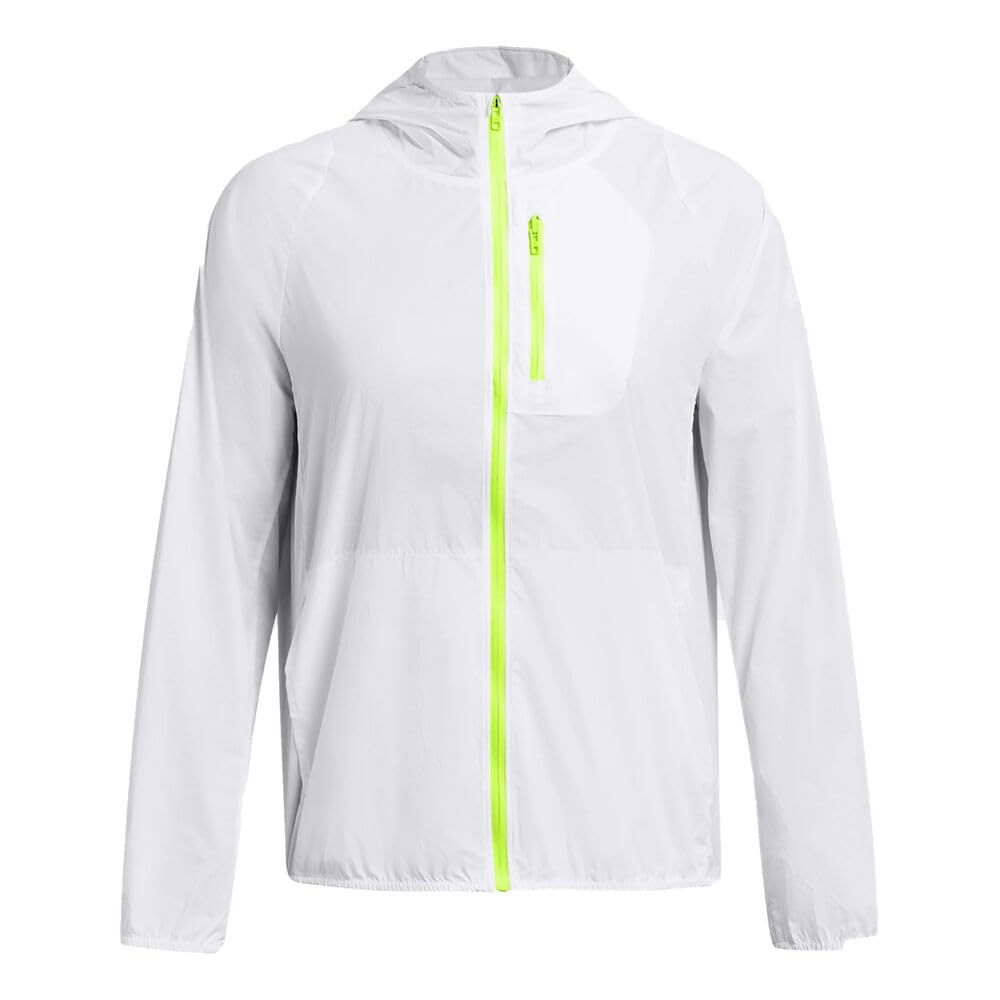 Under Armour Women's White Phantom Windbreaker Jacket