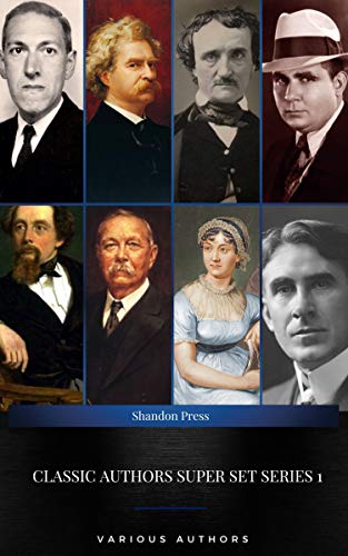 Classic Authors Super Set Series 1: (Shandon Press): Mark Twain, Edgar Allan Poe, , H.P Lovecraft,Robert E. Howard... (English Edition)
