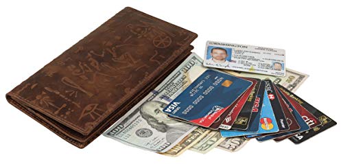 Mou Meraki RFID Blocking Mens Genuine leather Bifold Long Wallet4