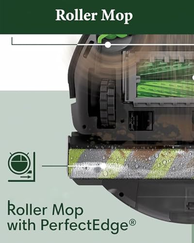 Image of MAX 775X Washable Microfiber Roller Mop for iRobot Roomba Max 705 Combo | 2PCS Roller Mop For iRobot Roomba 705X / Max 706 Combo, Reusable Mop Roller