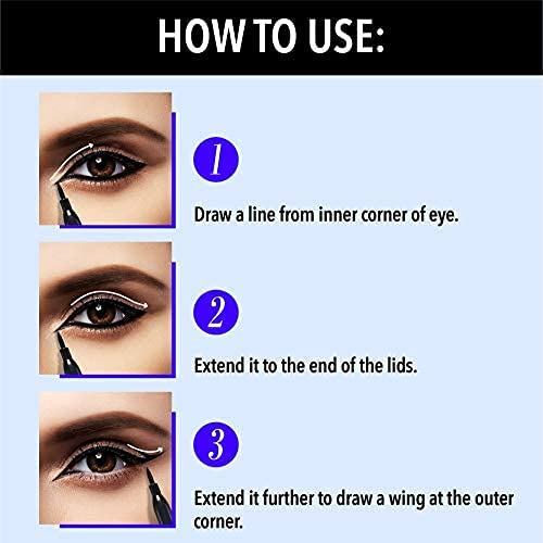 Huda love beauty Eyeliner pen finito resistente agua miniatura 4