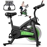 Preto esverdeado, Volante de 8 Kg, Suporta 150kg, Bicicleta Ergometrica, Bicicletas Ergométricas, Bike Ergometrica, Bicicleta Ergométrica, Bicicleta Academia, Bicicleta Ergometrica Profissional