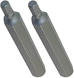 Dimensiones de la punta: Conexión: 3/8'' (10mm). Tamaño de la punta: HEX5. Longitud total: 75mm. Peso total del juego: 88 g. Peso unitario: 44 g. Material: acero S2 - que se caracteriza por su alta resistencia y dureza