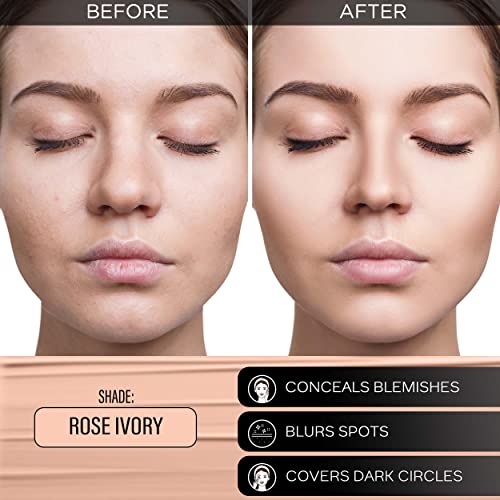 FACESCANADA All Day Hydra Matte Foundation|3-In-1 Foundation + Moisturizer Cream + Spf 30|24 Hr Aloe Hydration&Vitamin C|10Hr Long Wear|Medium To... - Image 3