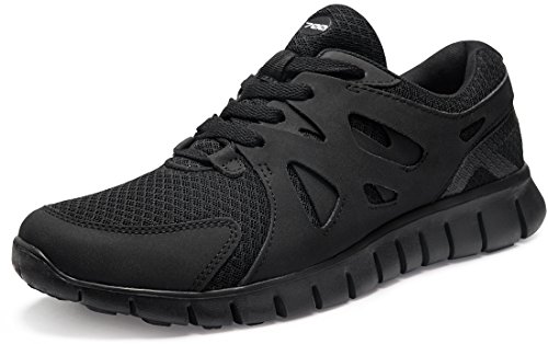 CLSL TF-X700-BKO_Men 9.5 D(M) Tesla Men's Lightweight Sports X Series Running Shoe X700 (True to Size)