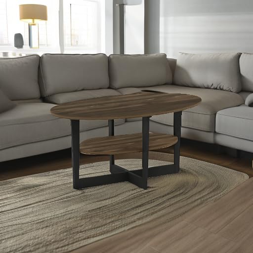 【色: コロンビアウォルナット/ブラック】フリノ(Furinno) シンプルデザ Amazon｜フリノ(Furinno) コーヒーテーブル カラー:コロンビア