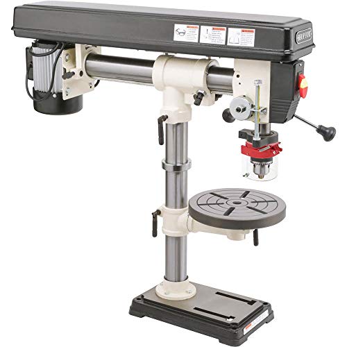 SHOP FOX W1669 1/2-Horsepower Benchtop Radial Drill Press - Thumbnail 2