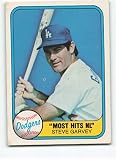 1981 Fleer #606 Steve Garvey EX/NM Los Angeles Dodgers Baseball Trading Card MLB