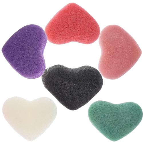 Éponges douces pour nettoyer le visage sans irriter les peaux sensibles - Lot de 6