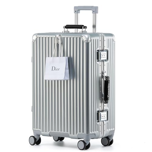 [Yuweijie] �V���o�I���_���I�X�[�c�P�[�X �L�����[�P�[�X �@���������� ��^ �y�ʃA���~�t���[���� �L�����[�o�b�O �É� �_�u���L���X�^�[ TSA���b�N ���g�� �������ȃn���h�� ���Ȃ��݌v ���w �C�O���s�o�� XXL �V���o�[ 13���ȏ� 