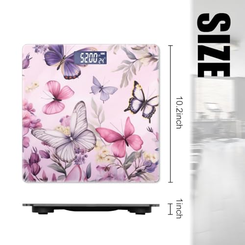 Báscula digital para baño con pantalla retroiluminada 400 lbs miniatura 2