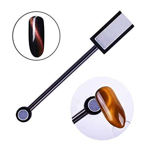 Shogpon 15 Stück Hochwertiger Magnet Stick Magnetstift-Set für Perfekten Katzenaugen Effekt, DIY Nagelkunstwerkzeuge… – Bild 7