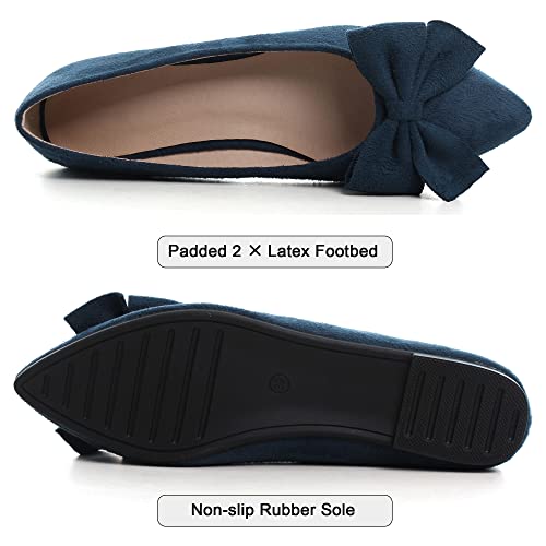 Image of Dear Time Women's Ballet Flats Dress Ballet Shoes Slip on for Office Work Comfortable Shoes
