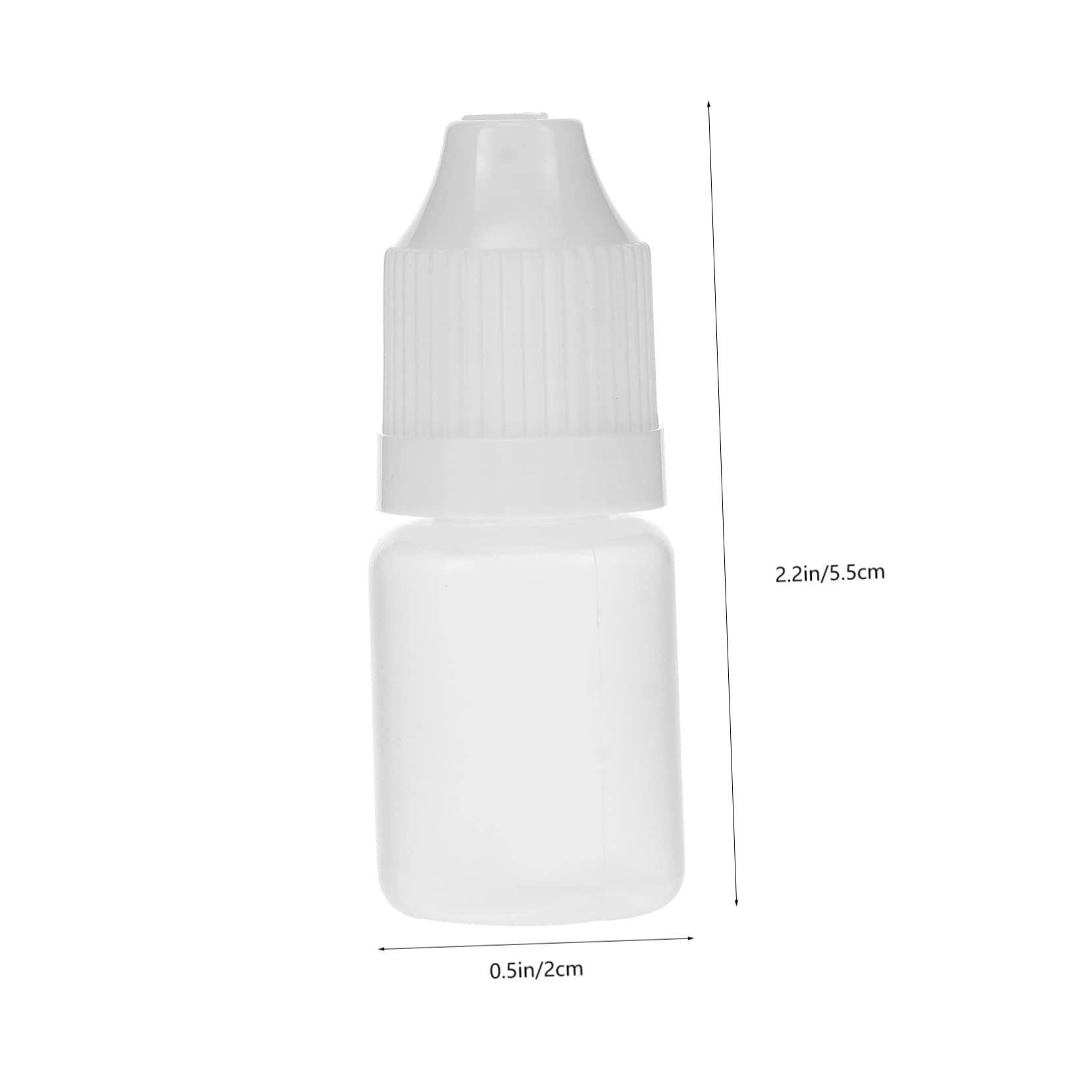 FUNOMOCYA Squeezable Dropper Bottles 5ml Plastic Eye Liquid Bottles for Dispenser