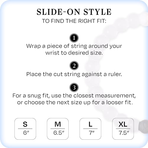 Lokai Silicone Beaded Bracelet For Women & Men, Classic Clear - Large, 7 Inch Circumference - Silicone Jewelry Fashion Bracelet Slides-On For Comfortable Fit #TOP3