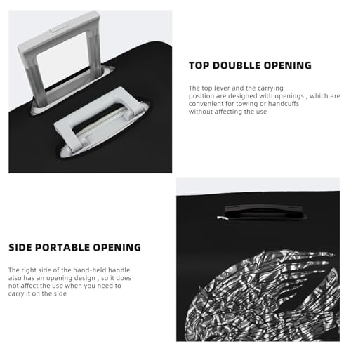 Travel Luggage Cover Mexican Eagle Fashion Washable Baggage Suitcase Protector Fit For Luggage Medium4