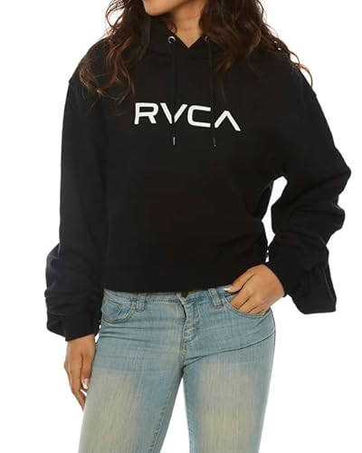 (ルーカ)RVCA 2022 レディース PLENTY HOODIE パーカー【2022年秋冬モデル】 BLK S