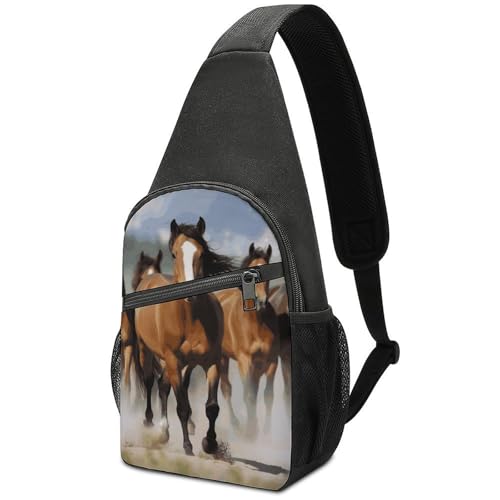 Bolso running horses tipo bandolera para senderismo miniatura 1