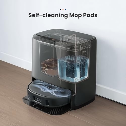 Image of 8 Pack Mop Pads Compatible with eufy X10 Pro Omni / X9 Pro Robot Vacuum | Spin Cleaning Pads Replacement Accessories Set