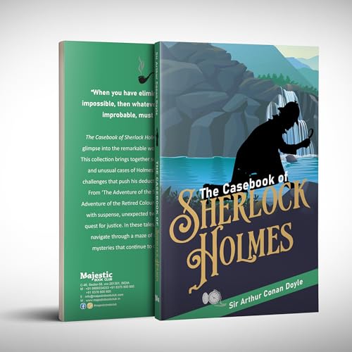 Image of The Casebook of Sherlock Holmes | Sherlock Holmes Mystery & Thriller Classic | Unabridged & Complete (192 Pages) | Detective Fiction Novel for Readers ... Ages By Arthur Conan Doyle (Classic Novels)
