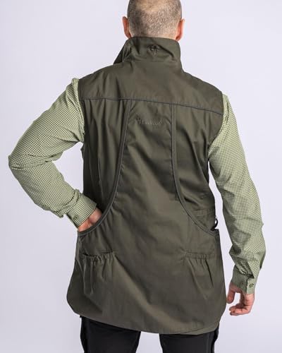 Pinewood Herren Hundesport Trainer Weste Herren - praktische Herren Weste Outdoor mit vielen Taschen und Platz für Hundetraining Zubehör - winddicht und wasserabweisend