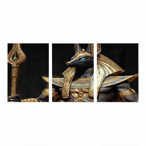 Kit broderie canevas Anubis grand format 60x90cm contre le stress quotidien