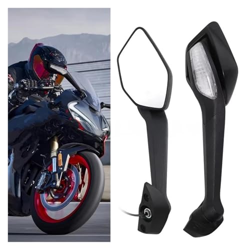 Espejo retrovisor para CFMOTO 450SR con intermitente LED integrado izquierdo 2