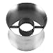 Tomantery Strumento per spellare Il Mais, sbucciatore per Mais Antiscivolo in Acciaio Inox 304 antiruggine per Cucina