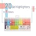 Mr. Pen No Bleed Gel Highlighter, Bible Highlighters, Assorted Colors, Pack of 20, Fluorescent Gel Highlighters
