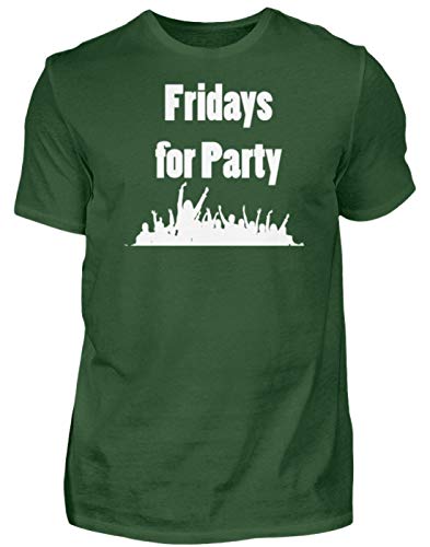 T-Shirt Haut de Gamme pour Homme Vert Medium Fridays for Party chic décontracté