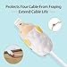 Animal Buddies Phone Cord Bites - Cable Protector for iPhone - Cute Animals Protects Cell Phone Accessories & Bites Data Line - Bite Cord Phone Accessory (14 Pieces w/Pouch)