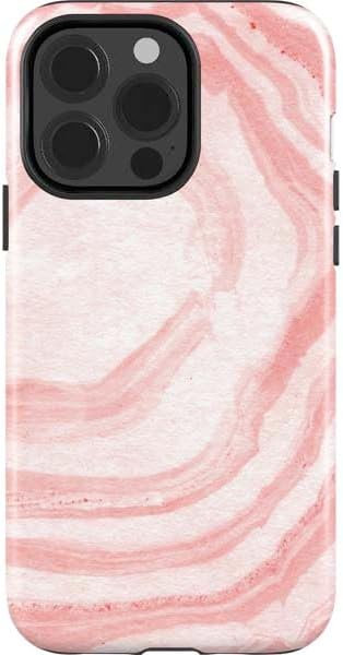 Skinit Impact Phone Case Compatible with iPhone 13 Pro - Blush Marble Design