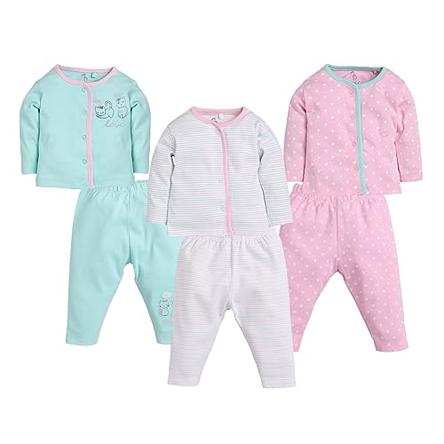 BABY GO Full Sleeve Casual Pack of 6 Clothing Set for Baby