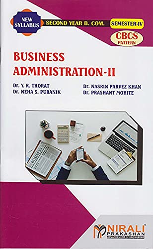 BUSINESS ADMINISTRATION-2 (Second Year Bcom Semester 4)