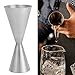 BestAlice Jigger for Bartending, Double Cocktail Jigger, Stainless Steel Jigger Measuring Jigger Cup, Japanese All in One Glossy Bar Wine Measuring Cup for Bartender(30/60ml)