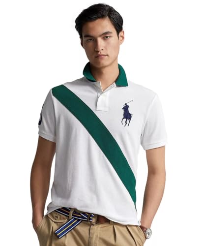 POLO RALPH LAUREN Men's Classic Fit Big Pony Mesh Polo Shirt