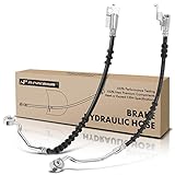 A-Premium Front Driver and Passenger Brake Hydraulic Hose Compatible with Jeep Models - Wrangler 1990 1991 1992 1993 1994 1995 - Replace# 52008779AC,Pack of 2