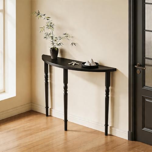 Mesa de entrada con diseño curvo para apartamentos pequeños 5